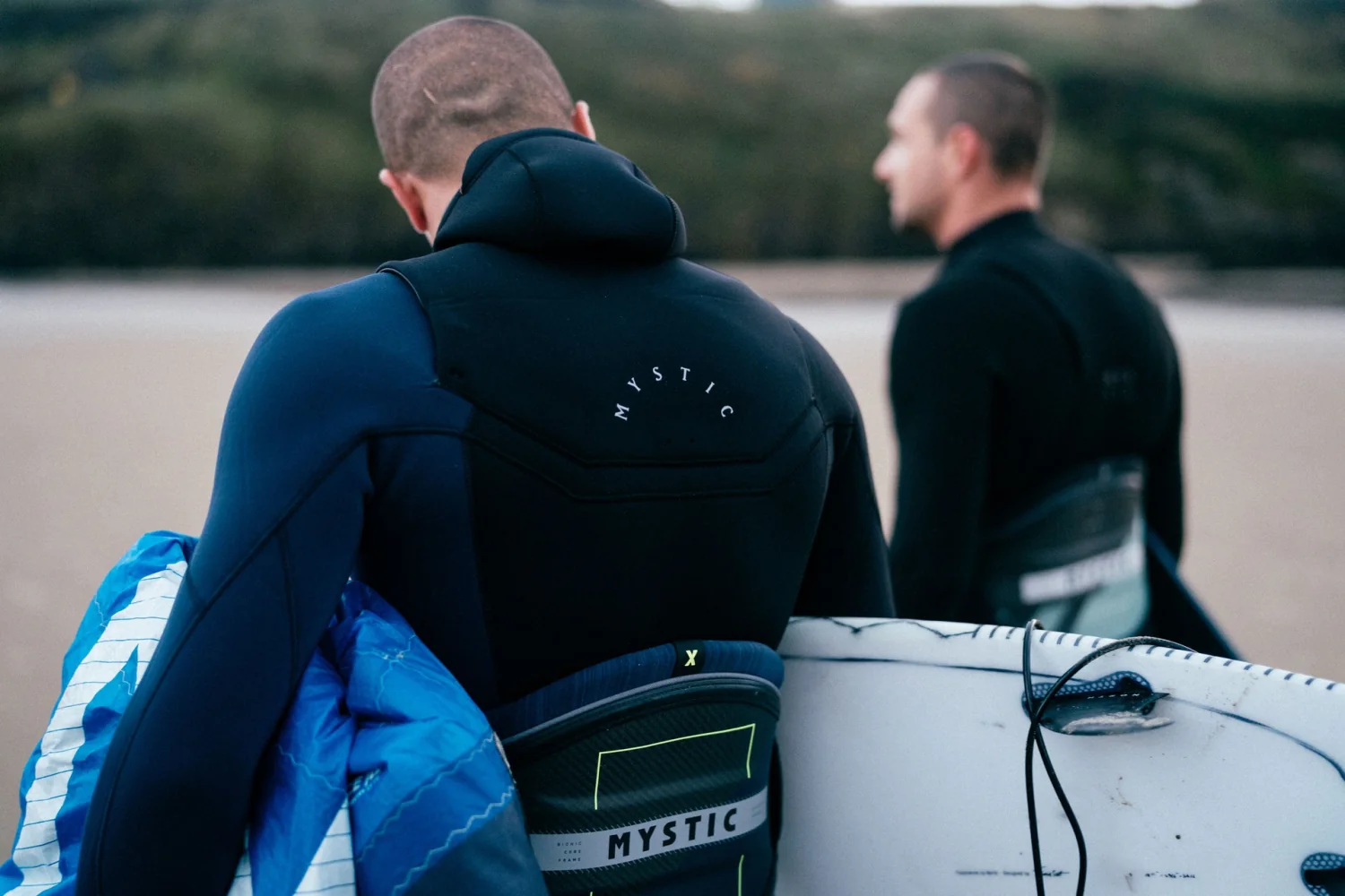 Marshall Hooded Fullsuit 5/3mm Fzip — Mystic Marshall Hooded Wetsuit Marketing Image 2